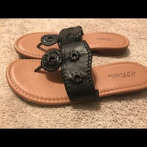 Black Hot Cakes Shoes